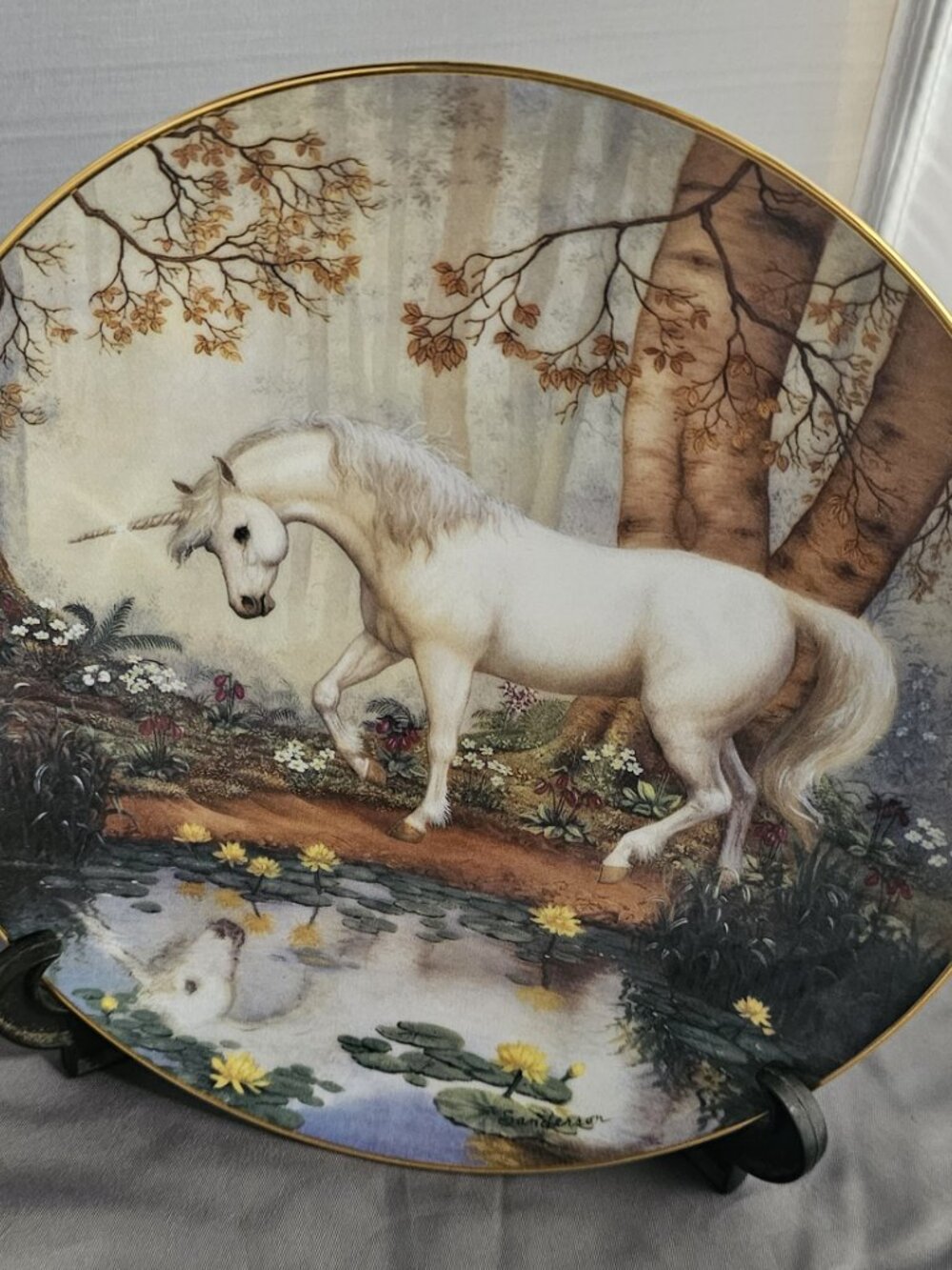 The Hidden Glade of the Unicorn - Ruth Sanderson - Princeton Gallery #F0133